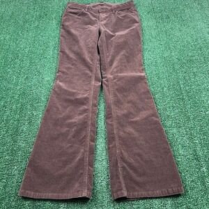 Wild Fable Pants Women's Brown Size 6 Corduroy Flare Bell Bottom Low Rise Y2K